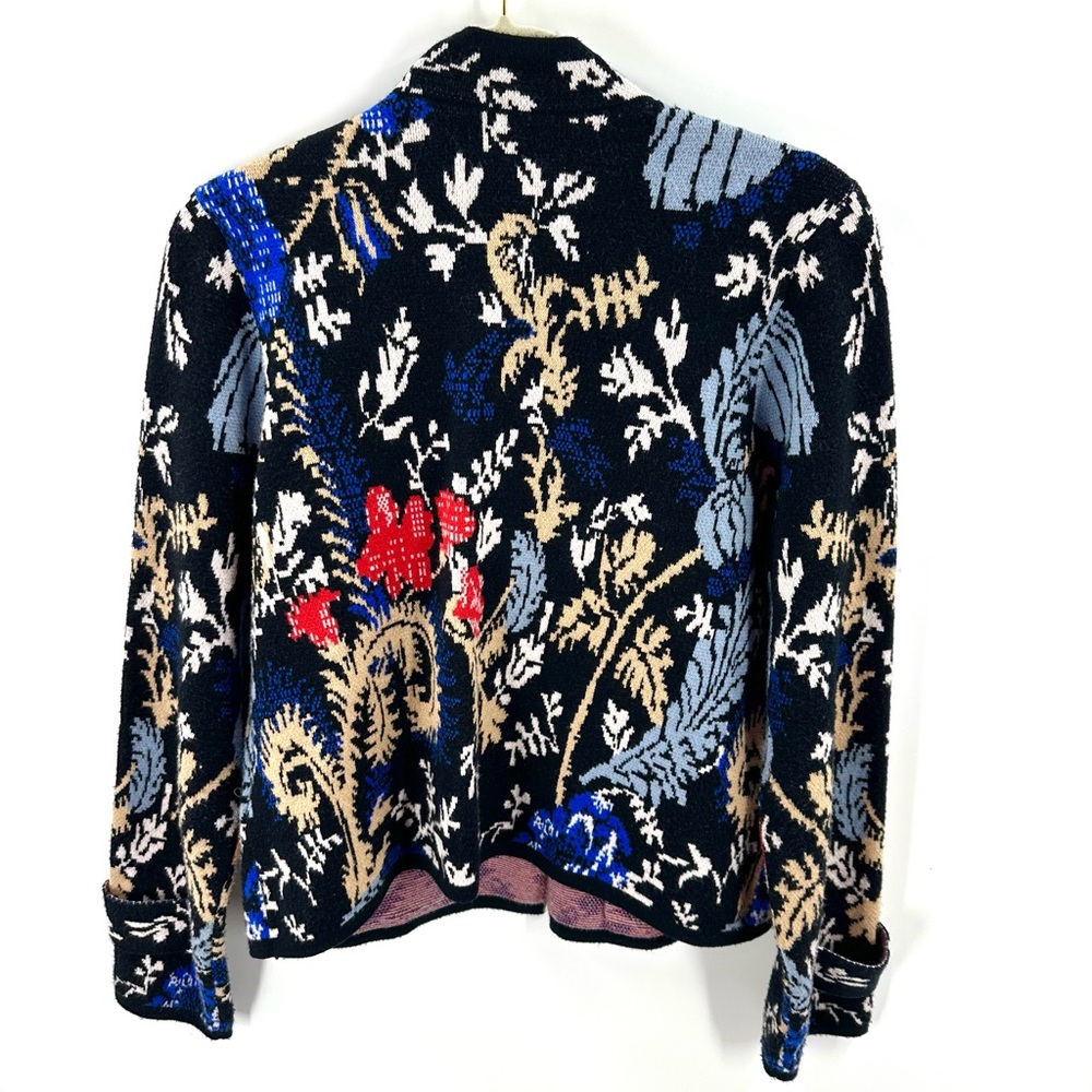 Anthropologie Pilcro Debra Sweater Jacket Cardigan Womens Small Cropped Boho - Picture 3 of 10